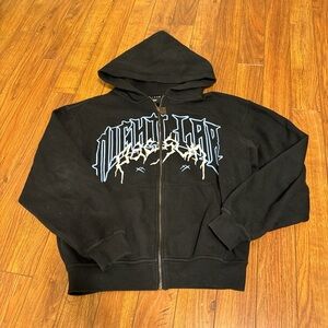 PacSun Black Graphic Hooded Jacket